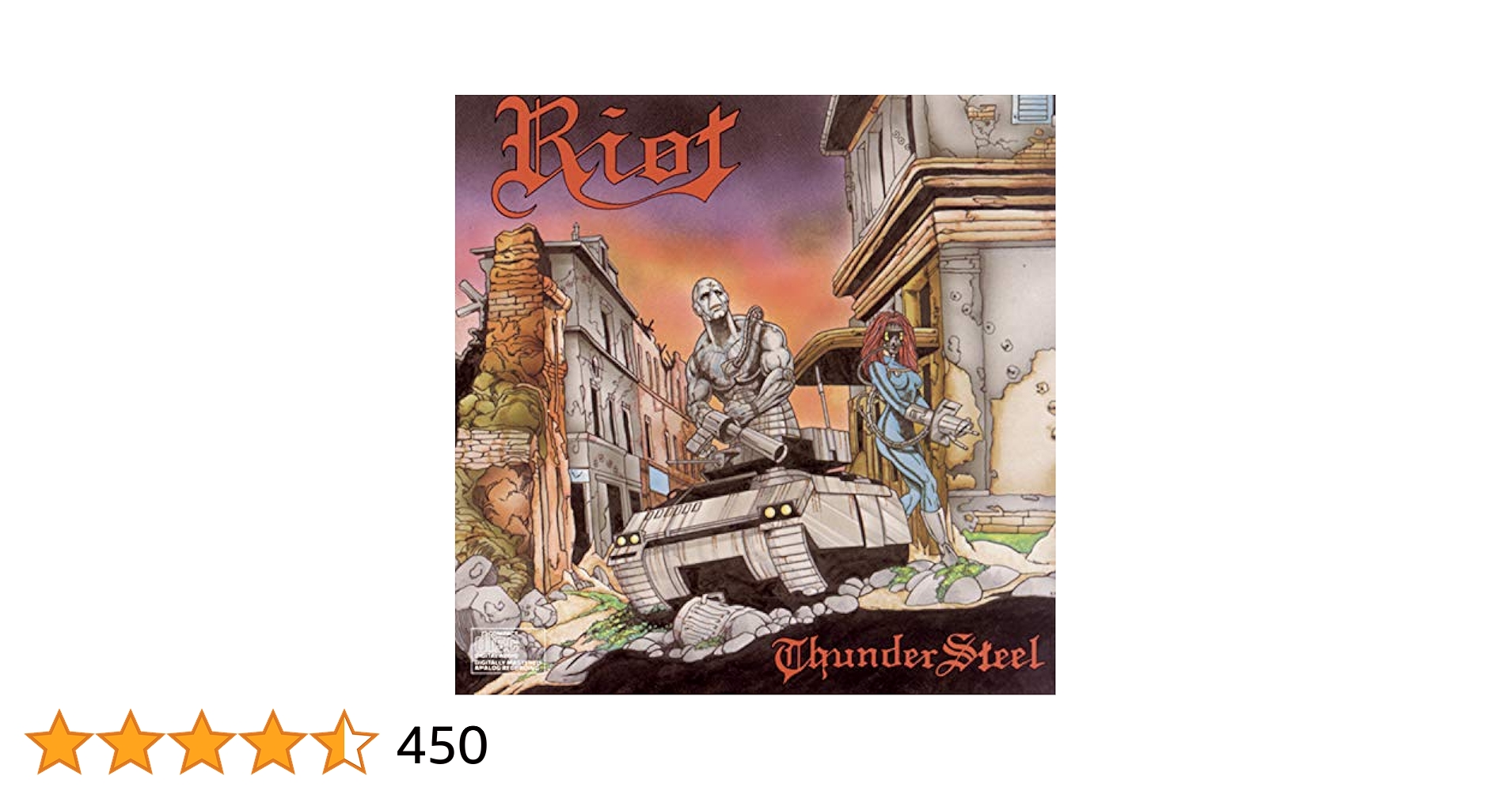 美品⭐︎【本国アメリカ盤】Riot / ThunderSteel 本国アメリカ盤】Riot / ThunderSteel